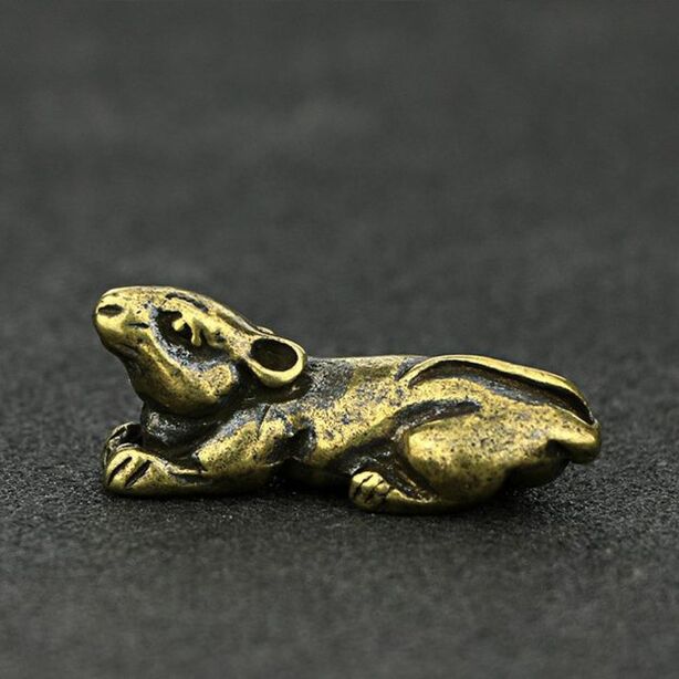 Souris décorative, symbole de chance et de prospérité